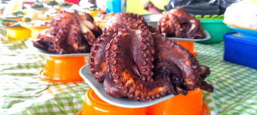 Octopus (pre-cooked) sold at the Suva market in Fiji