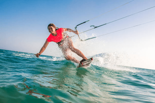 kitesurfing in Fiji