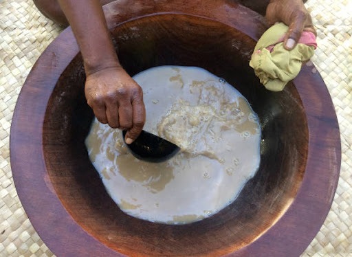 Traditional Kava ceremony in Fiji