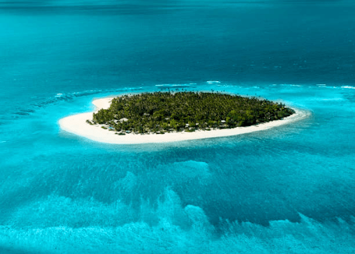 Fiji scenic rides heart island
