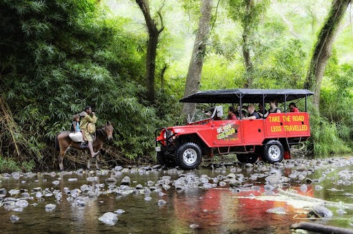 River and off-road cave Safari tours in Fiji