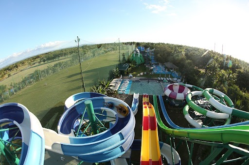 Bula Waterpark Denarau island in Fiji
